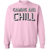 Sweatshirts Light Pink / Small Gaming and Chill Crewneck Sweatshirt