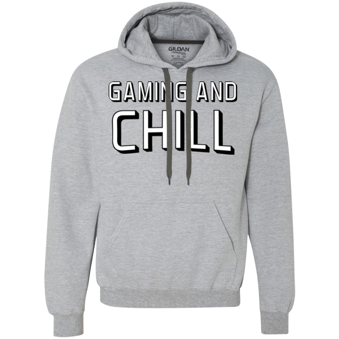 Sweatshirts Sport Grey / Small Gaming and Chill Premium Fleece Hoodie