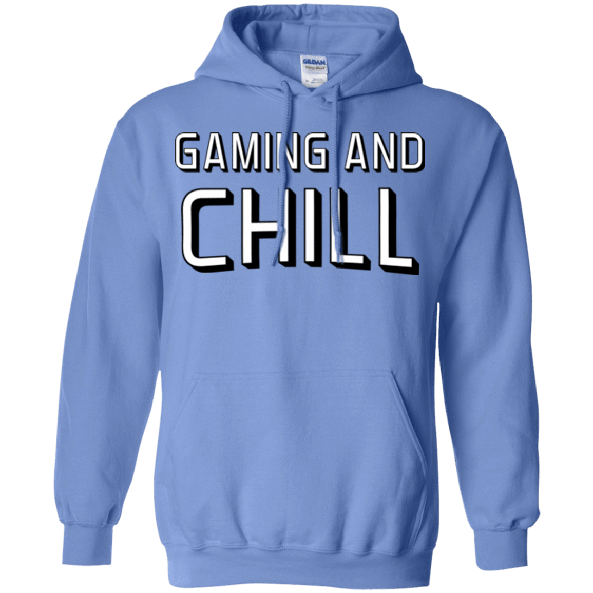 Sweatshirts Carolina Blue / Small Gaming and Chill Pullover Hoodie