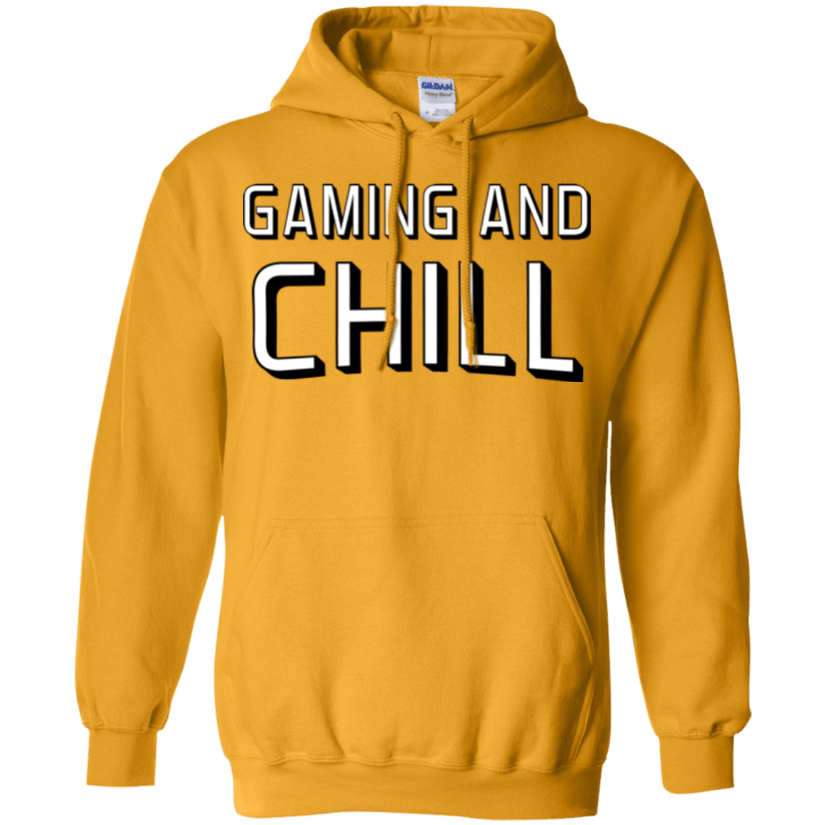 Sweatshirts Gold / Small Gaming and Chill Pullover Hoodie