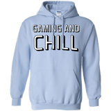 Sweatshirts Light Blue / Small Gaming and Chill Pullover Hoodie