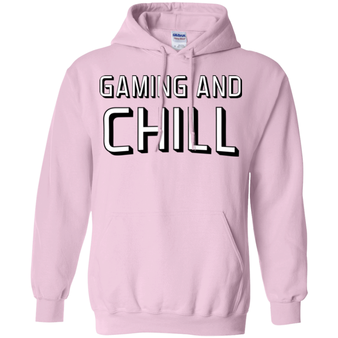 Sweatshirts Light Pink / Small Gaming and Chill Pullover Hoodie