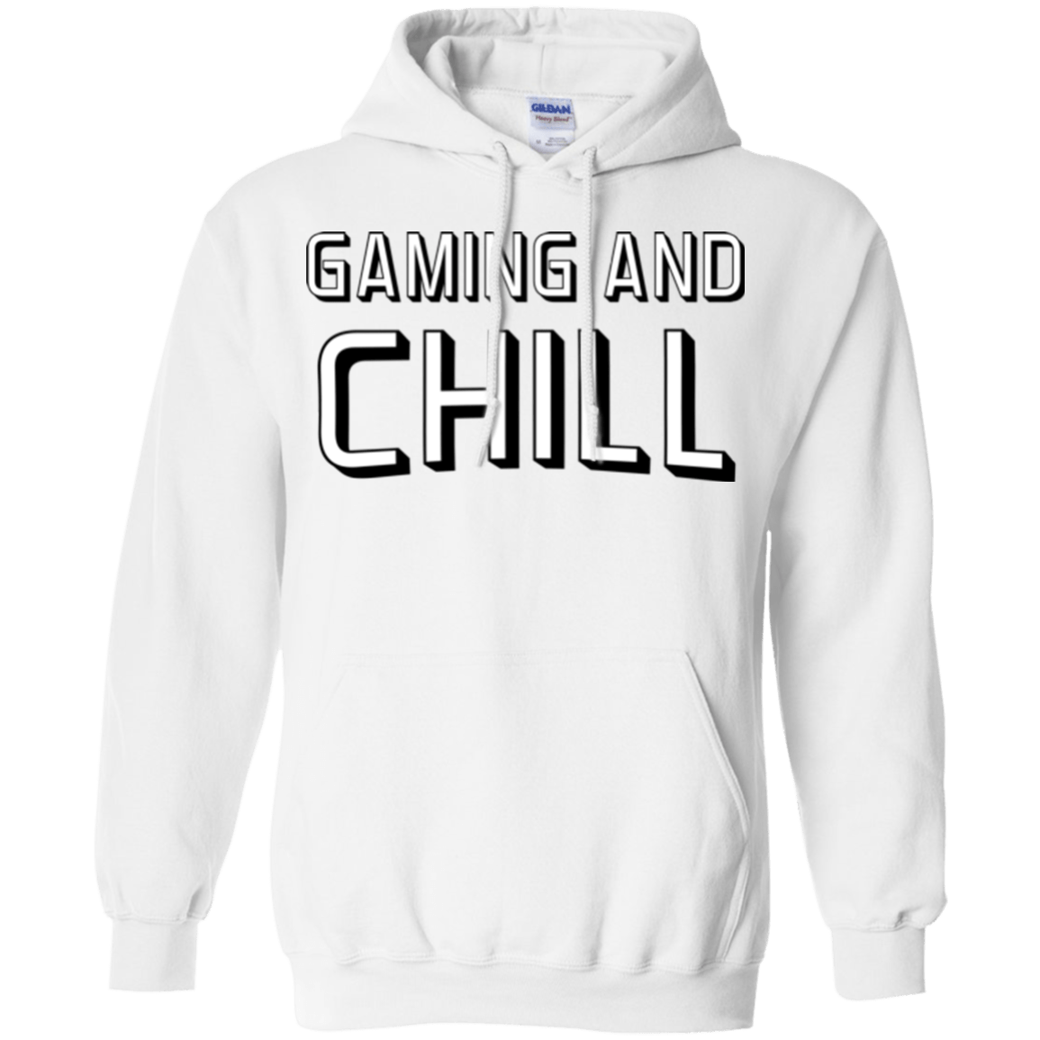 Sweatshirts White / Small Gaming and Chill Pullover Hoodie