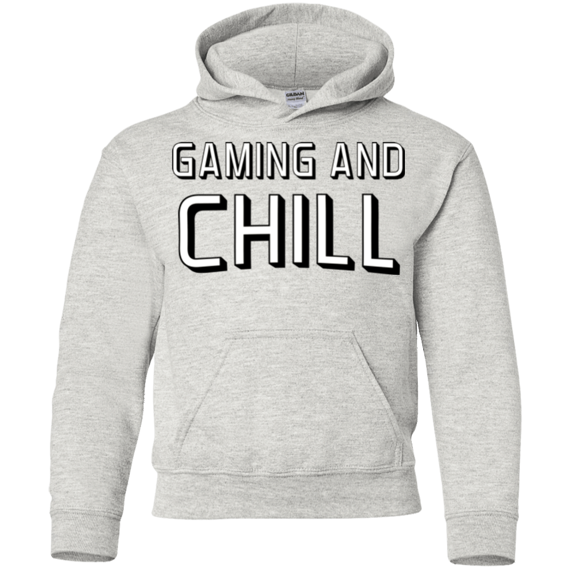 Sweatshirts Ash / YS Gaming and Chill Youth Hoodie