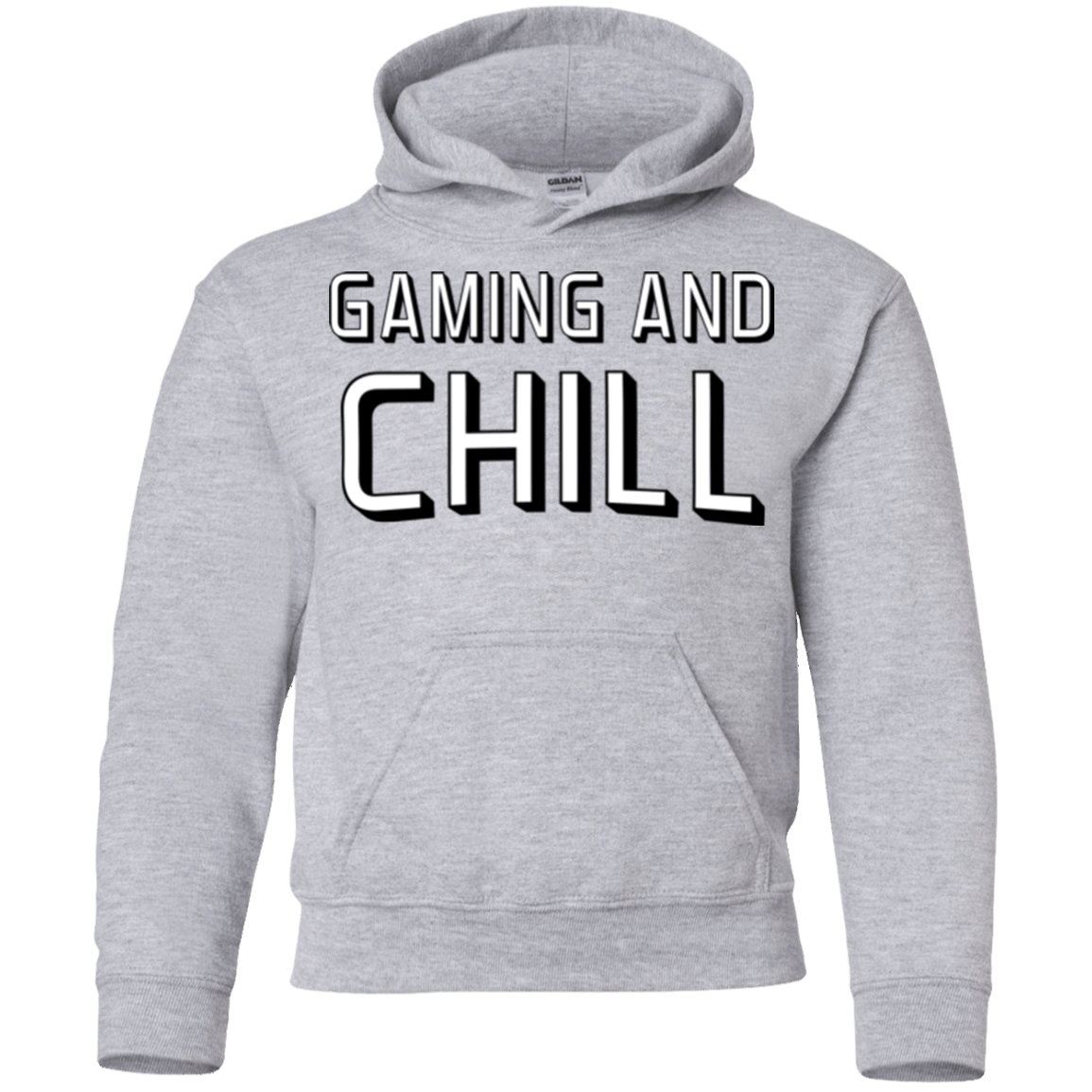 Sweatshirts Sport Grey / YS Gaming and Chill Youth Hoodie