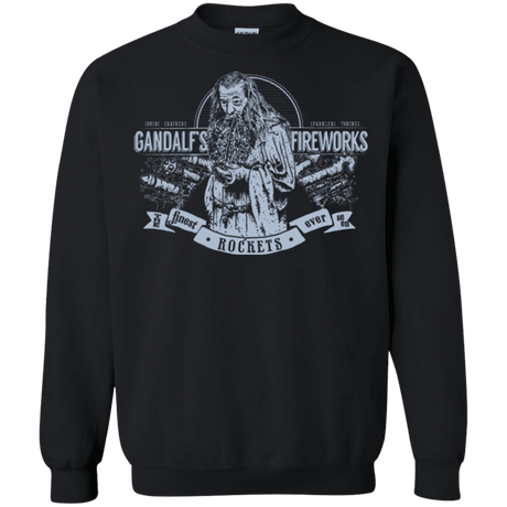 Sweatshirts Black / Small Gandalfs Fireworks Crewneck Sweatshirt