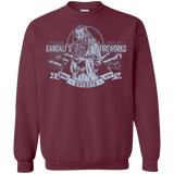 Sweatshirts Maroon / Small Gandalfs Fireworks Crewneck Sweatshirt