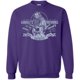 Sweatshirts Purple / Small Gandalfs Fireworks Crewneck Sweatshirt