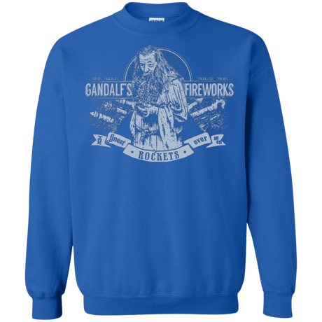 Sweatshirts Royal / Small Gandalfs Fireworks Crewneck Sweatshirt
