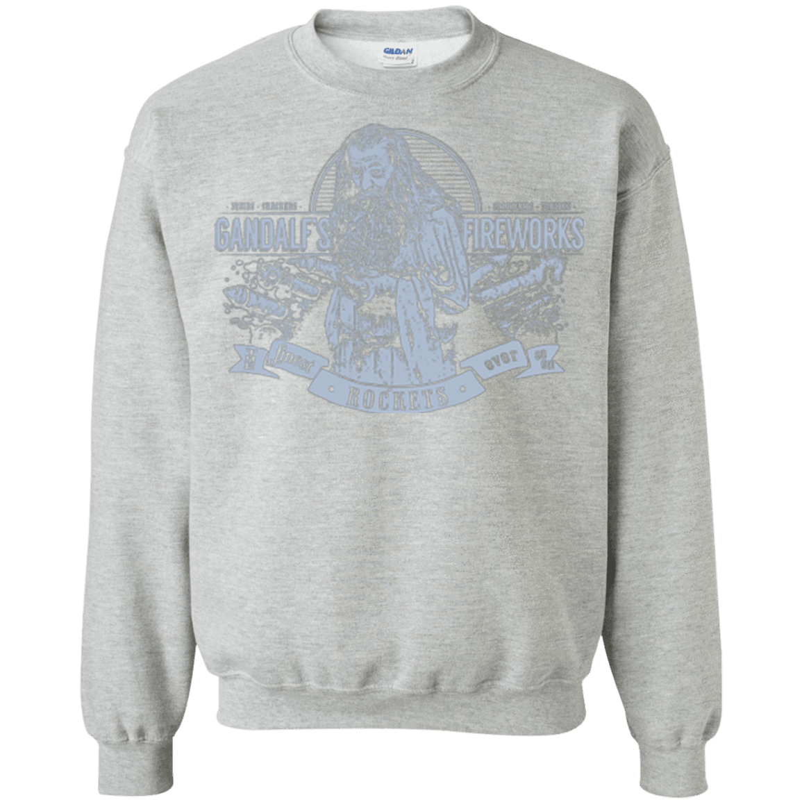 Sweatshirts Sport Grey / Small Gandalfs Fireworks Crewneck Sweatshirt