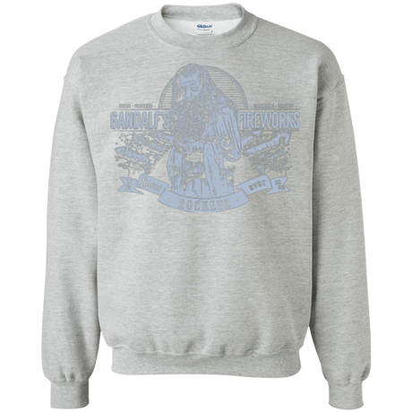 Sweatshirts Sport Grey / Small Gandalfs Fireworks Crewneck Sweatshirt