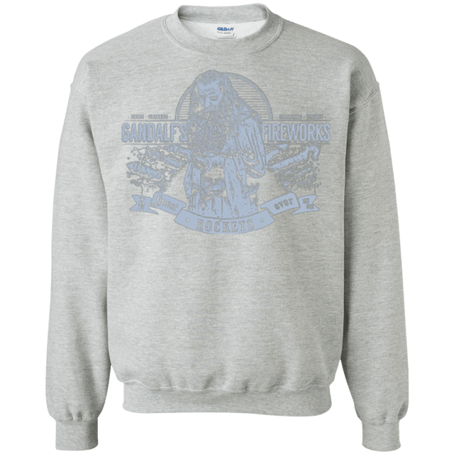 Sweatshirts Sport Grey / Small Gandalfs Fireworks Crewneck Sweatshirt