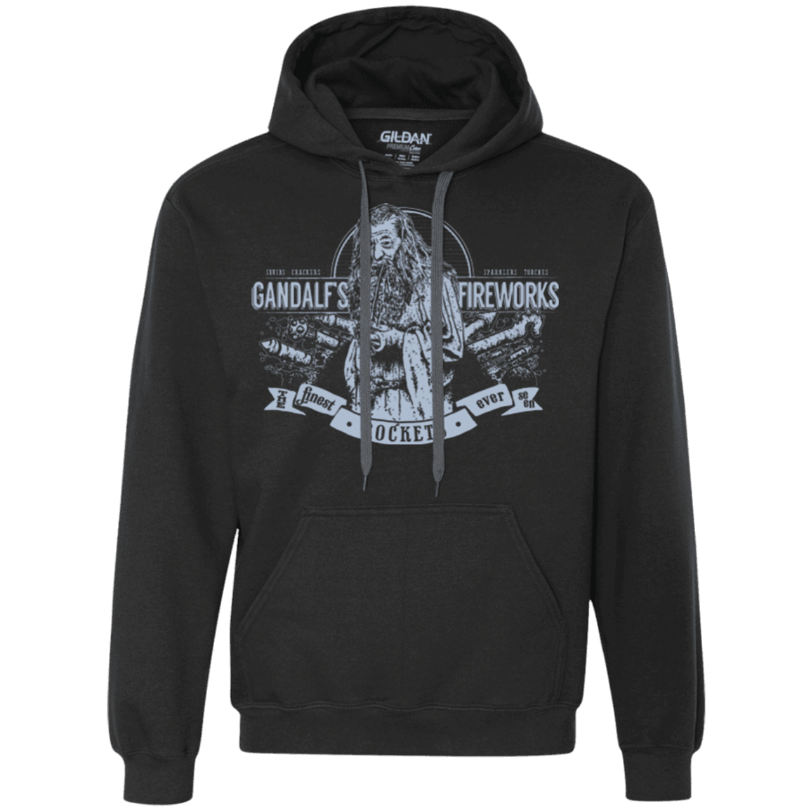 Sweatshirts Black / Small Gandalfs Fireworks Premium Fleece Hoodie