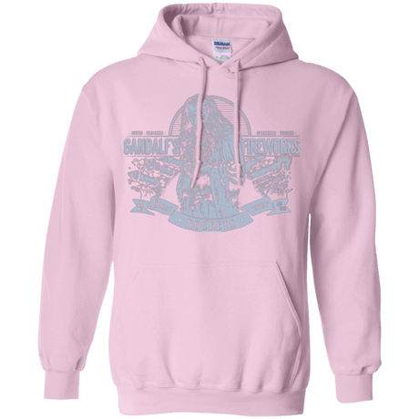 Sweatshirts Light Pink / Small Gandalfs Fireworks Pullover Hoodie
