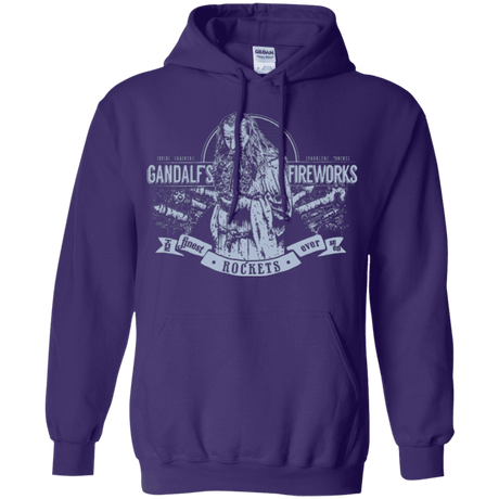 Sweatshirts Purple / Small Gandalfs Fireworks Pullover Hoodie