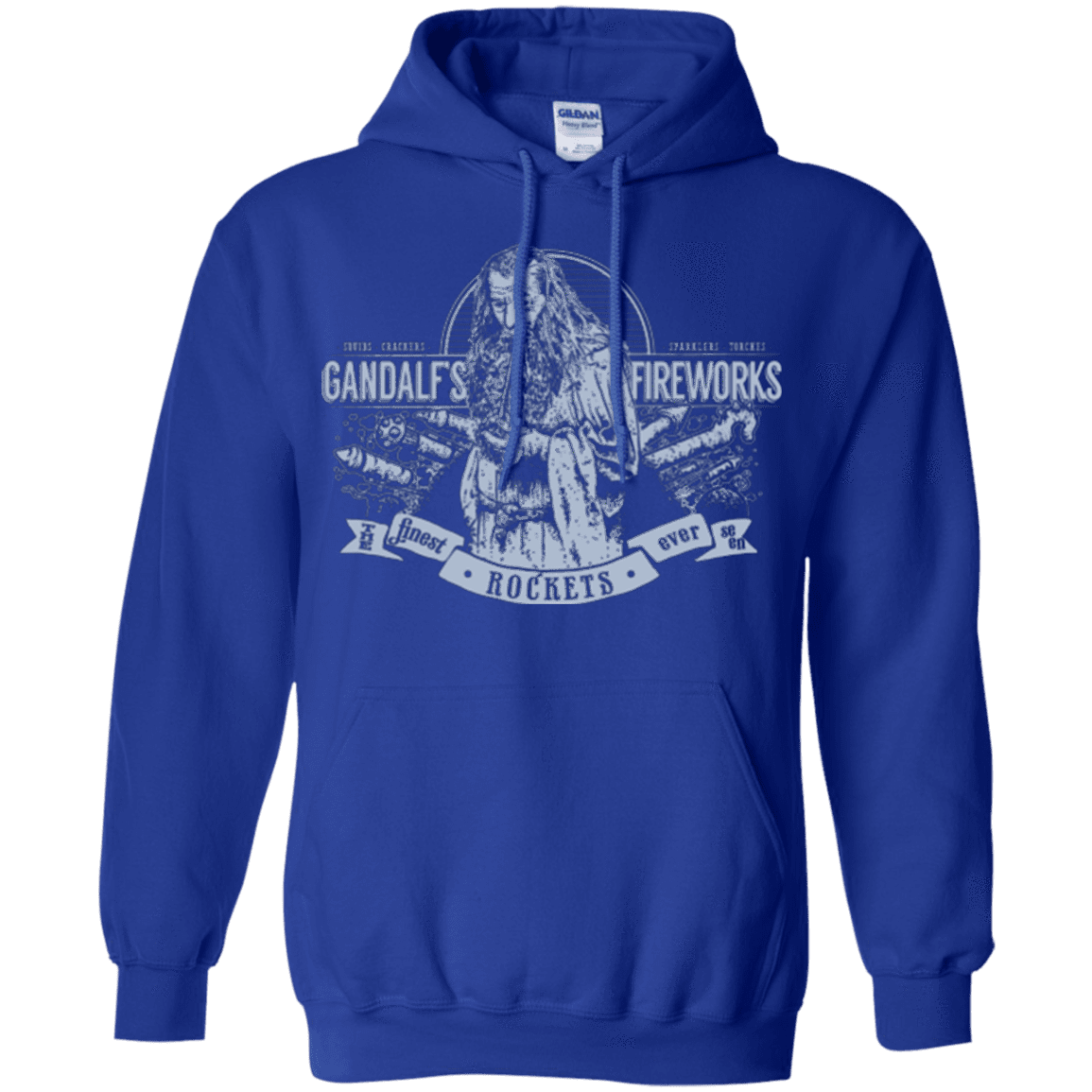 Sweatshirts Royal / Small Gandalfs Fireworks Pullover Hoodie