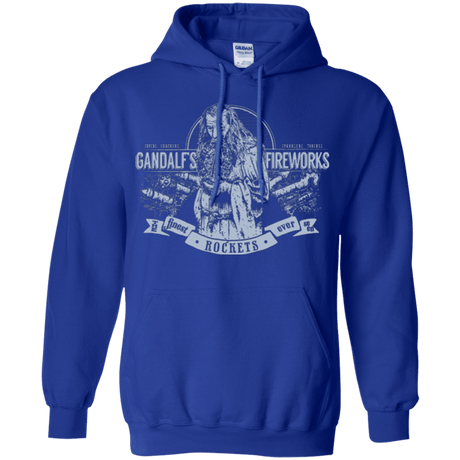 Sweatshirts Royal / Small Gandalfs Fireworks Pullover Hoodie