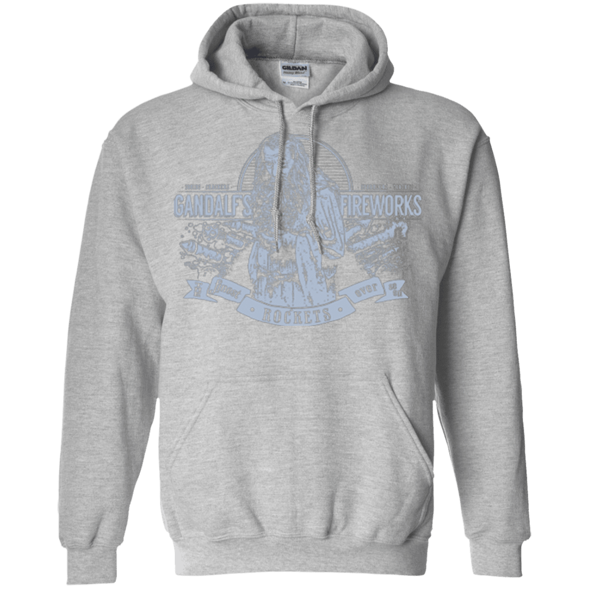 Sweatshirts Sport Grey / Small Gandalfs Fireworks Pullover Hoodie