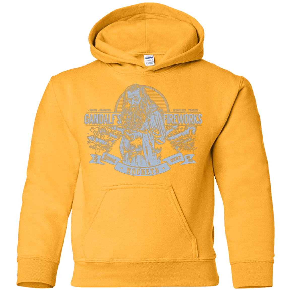 Sweatshirts Gold / YS Gandalfs Fireworks Youth Hoodie