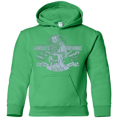 Sweatshirts Irish Green / YS Gandalfs Fireworks Youth Hoodie