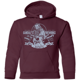 Sweatshirts Maroon / YS Gandalfs Fireworks Youth Hoodie