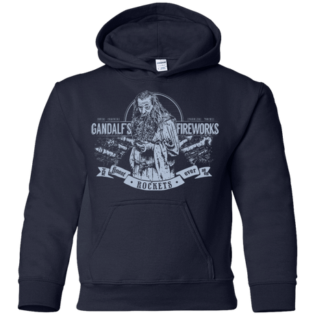 Sweatshirts Navy / YS Gandalfs Fireworks Youth Hoodie