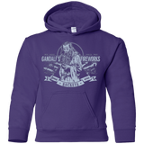 Sweatshirts Purple / YS Gandalfs Fireworks Youth Hoodie