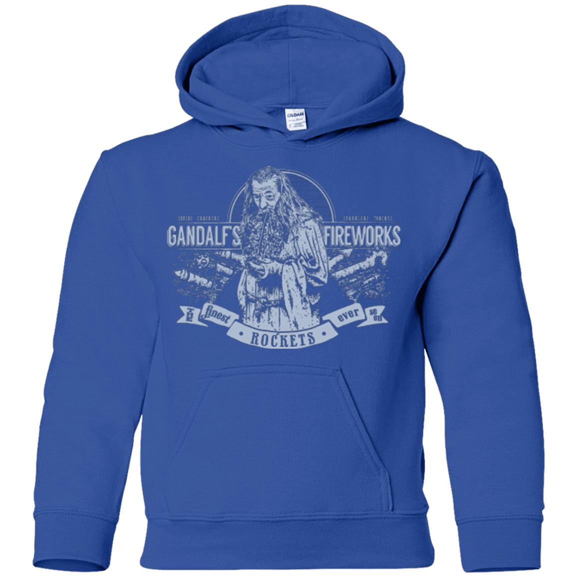 Sweatshirts Royal / YS Gandalfs Fireworks Youth Hoodie