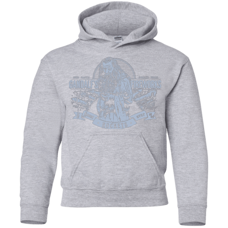 Sweatshirts Sport Grey / YS Gandalfs Fireworks Youth Hoodie