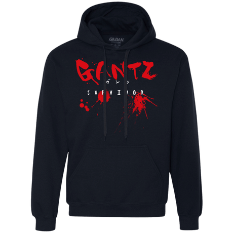 Sweatshirts Navy / S Gantz Survivor Premium Fleece Hoodie
