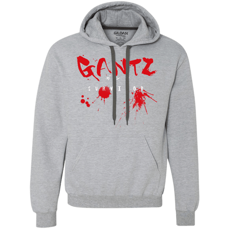 Sweatshirts Sport Grey / S Gantz Survivor Premium Fleece Hoodie