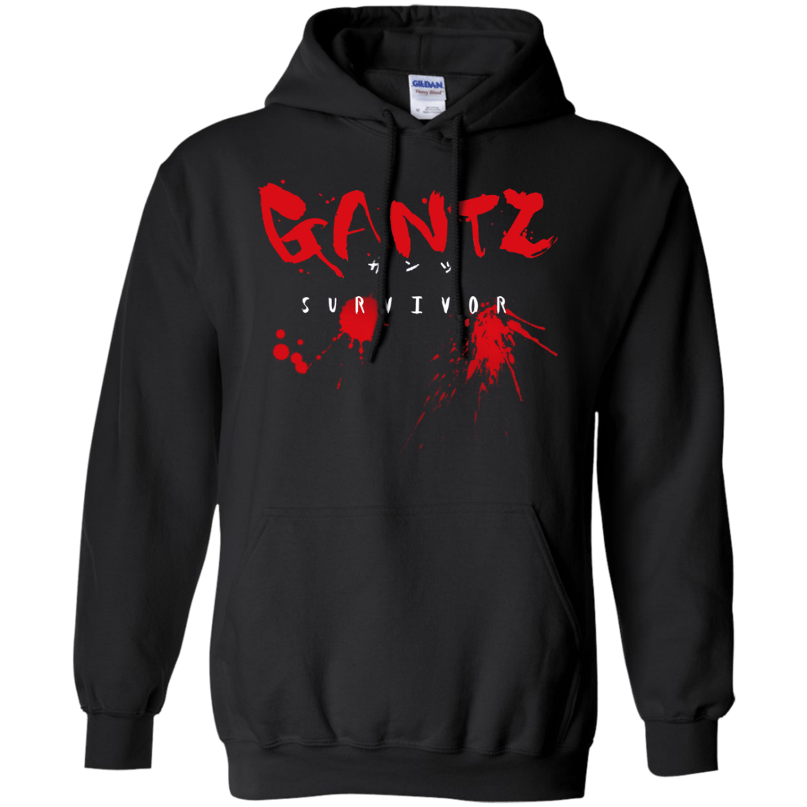 Sweatshirts Black / S Gantz Survivor Pullover Hoodie