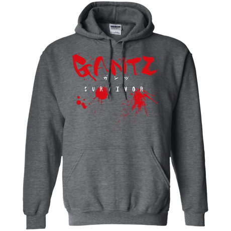 Sweatshirts Dark Heather / S Gantz Survivor Pullover Hoodie