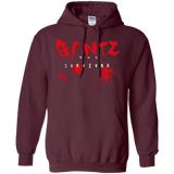 Sweatshirts Maroon / S Gantz Survivor Pullover Hoodie