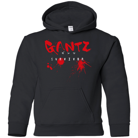Sweatshirts Black / YS Gantz Survivor Youth Hoodie