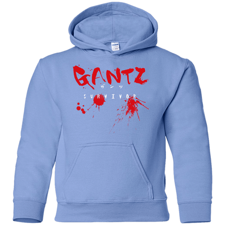 Sweatshirts Carolina Blue / YS Gantz Survivor Youth Hoodie