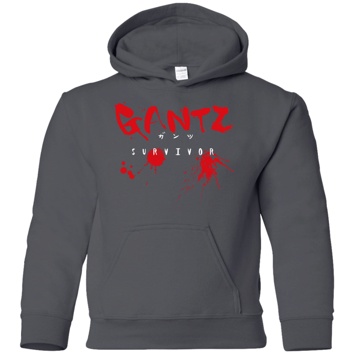 Sweatshirts Charcoal / YS Gantz Survivor Youth Hoodie