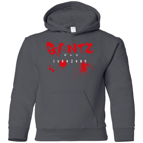 Sweatshirts Charcoal / YS Gantz Survivor Youth Hoodie