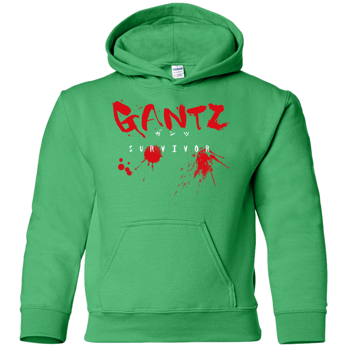Sweatshirts Irish Green / YS Gantz Survivor Youth Hoodie