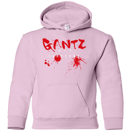 Sweatshirts Light Pink / YS Gantz Survivor Youth Hoodie