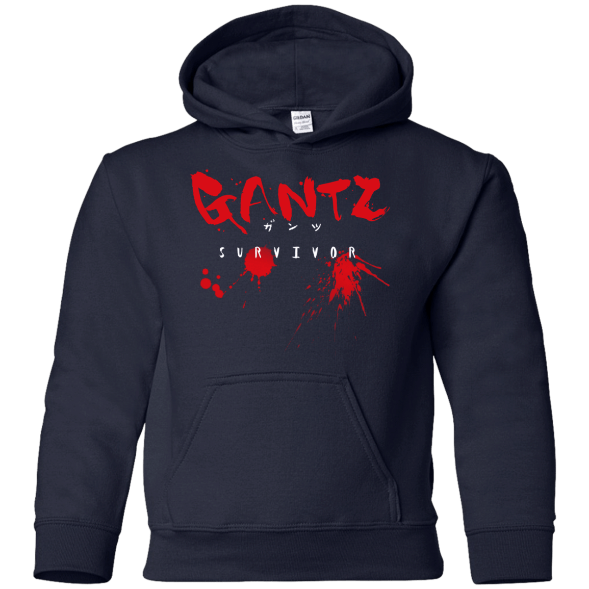 Sweatshirts Navy / YS Gantz Survivor Youth Hoodie