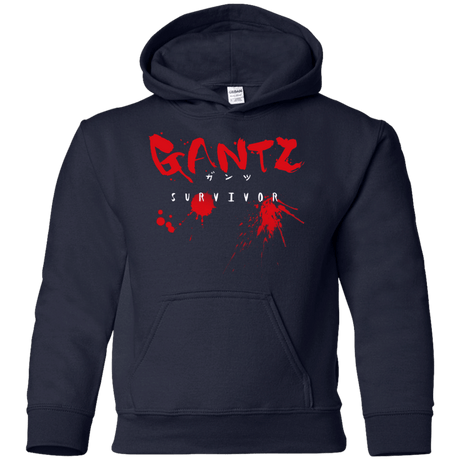 Sweatshirts Navy / YS Gantz Survivor Youth Hoodie
