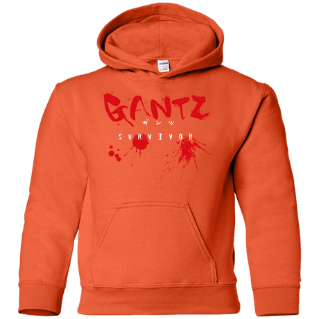 Sweatshirts Orange / YS Gantz Survivor Youth Hoodie