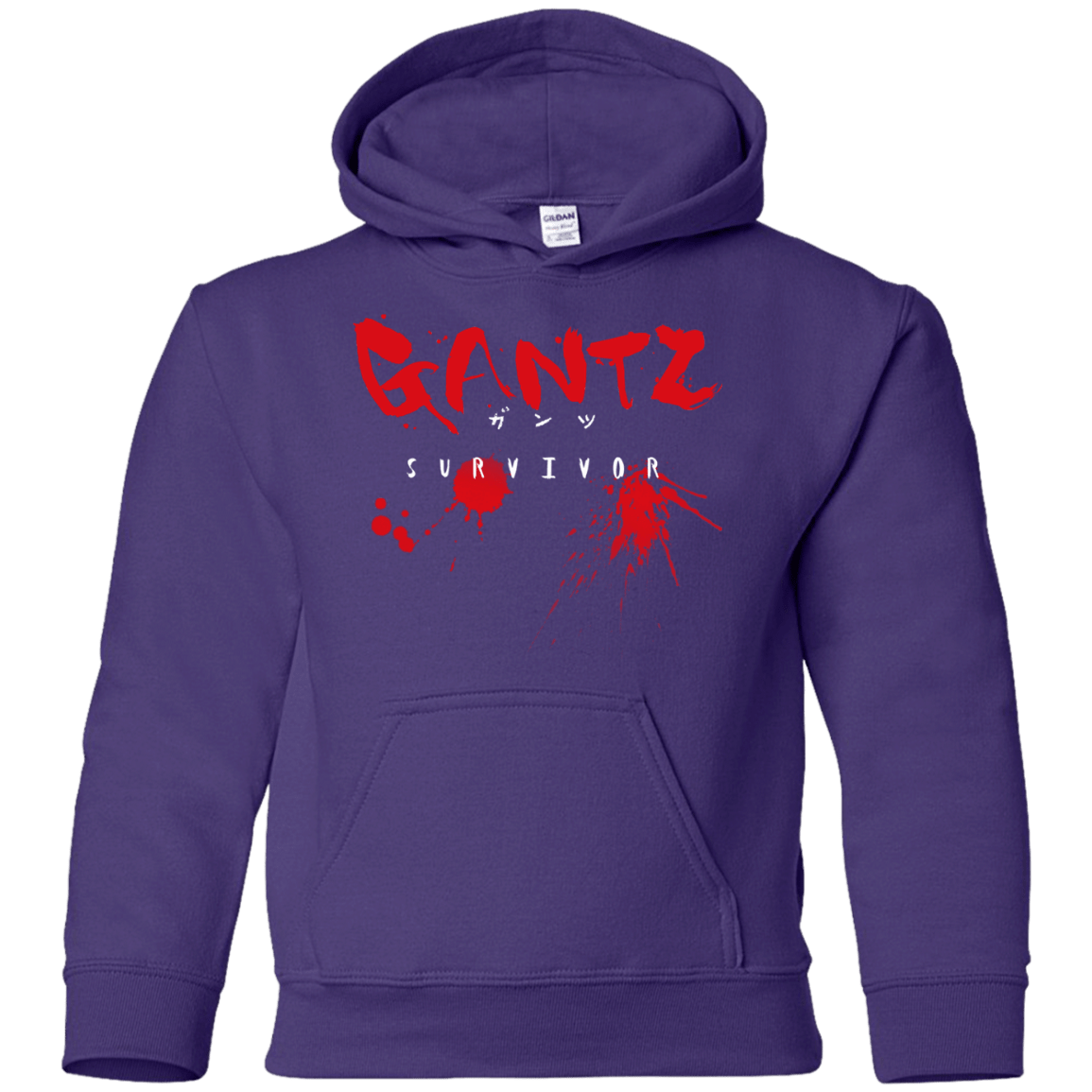 Sweatshirts Purple / YS Gantz Survivor Youth Hoodie