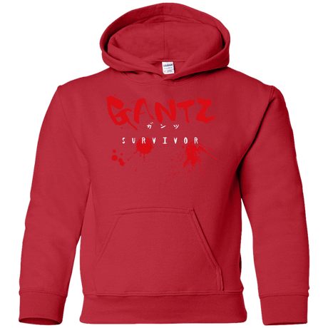 Sweatshirts Red / YS Gantz Survivor Youth Hoodie