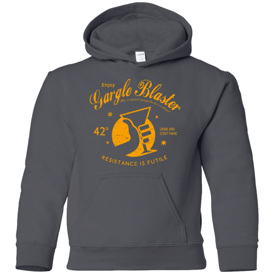 Sweatshirts Charcoal / YS Gargle blaster Youth Hoodie