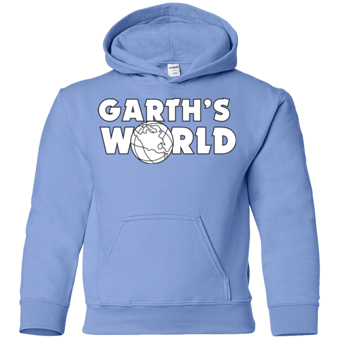 Sweatshirts Carolina Blue / YS Garth's World Youth Hoodie