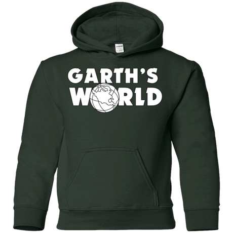 Sweatshirts Forest Green / YS Garth's World Youth Hoodie