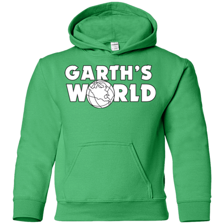 Sweatshirts Irish Green / YS Garth's World Youth Hoodie
