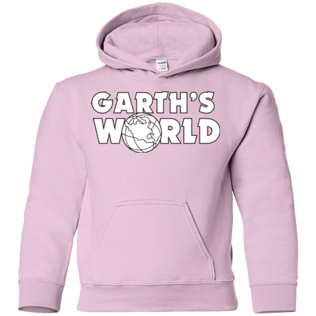 Sweatshirts Light Pink / YS Garth's World Youth Hoodie